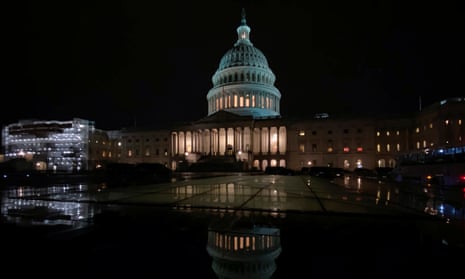 The U.S. Capitol tonight.