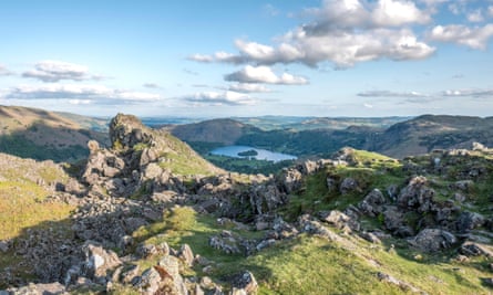 View from Helm Crag, looking towards Grasmere.