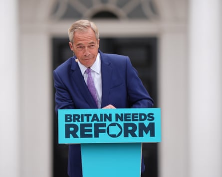 Nigel Farage speaks at a rally at Kimberley Hall, Norfolk.