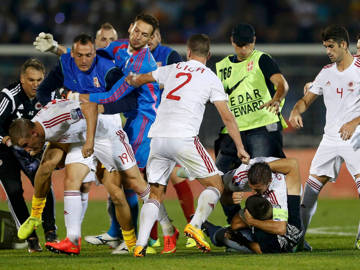 Serbia and Albania move on from 'drone' game but tensions still simmer | Soccer | The Guardian