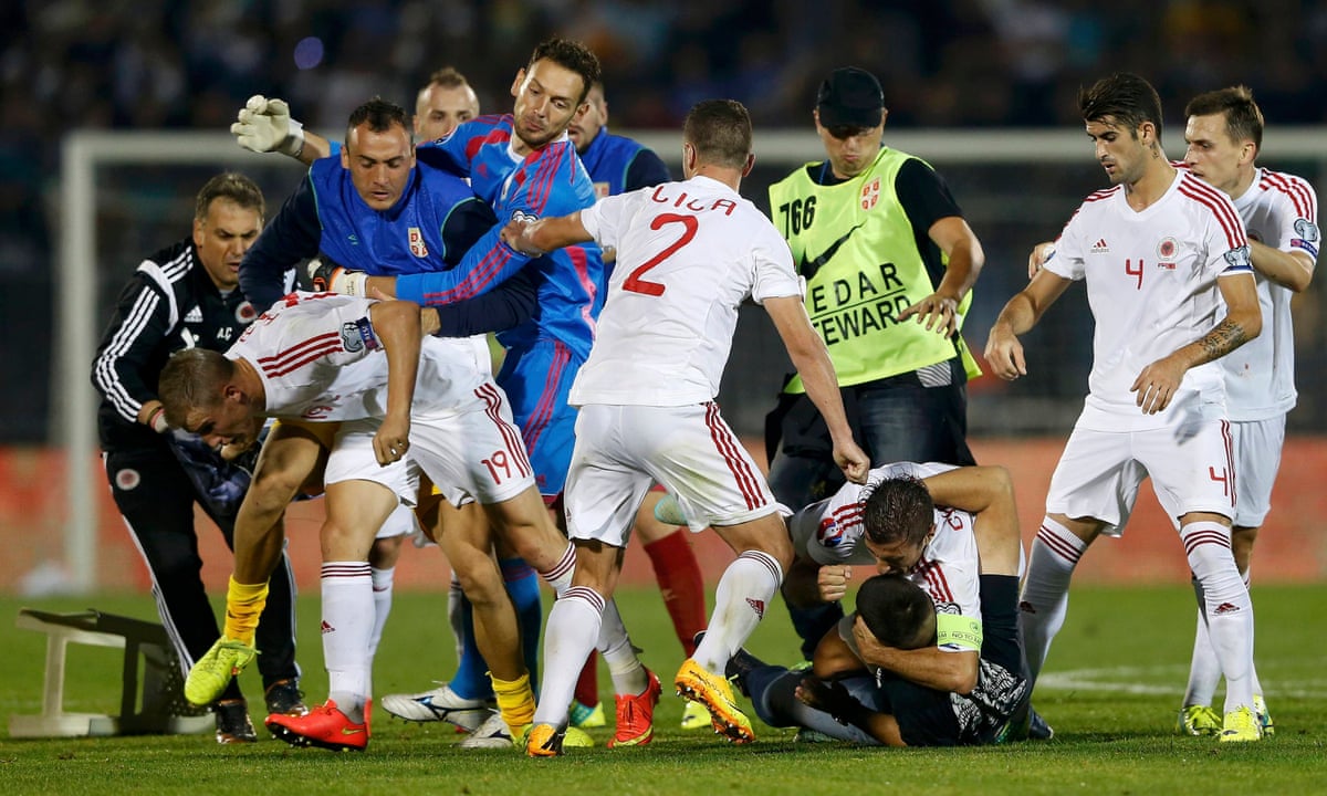 Serbia and Albania move on from 'drone' game but tensions still simmer | Soccer | The Guardian