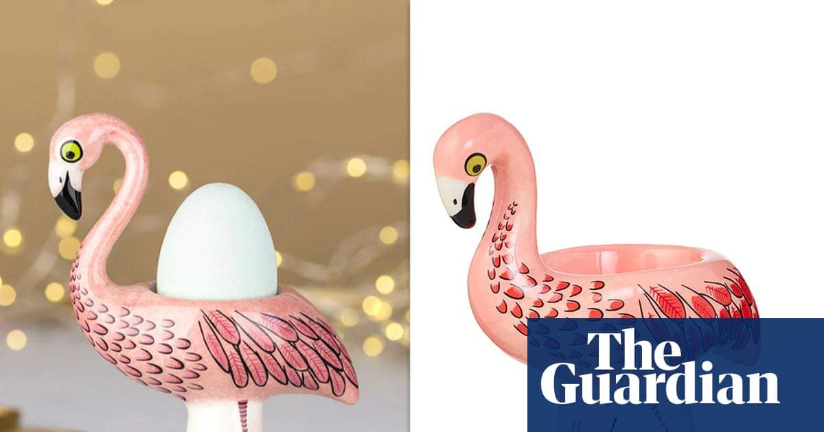The Reject Shop faces a legal threat from a UK artist over a flamingo egg cup. Does it have a leg to stand on?