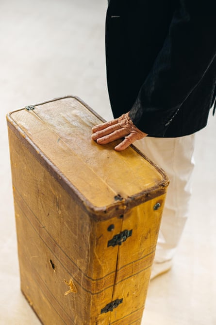 Perilous journey … Ernst Feekes’ grandmother’s suitcase.