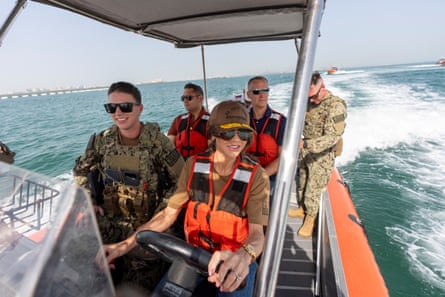 People on speedboat