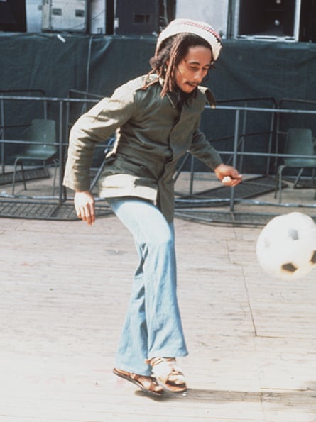 Bob Marley, who died from skin cancer the developed under his toenail.