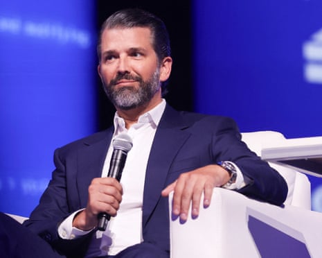 Korean Americans criticize Donald Trump Jr for 'reckless' social media post | Donald Trump Jr | The Guardian