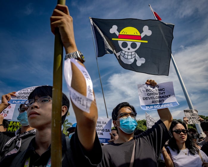 ‘A symbol of liberation’: how the One Piece manga flag became the symbol of Asia’s gen Z protest movement