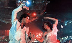 Disco dream … on the dance floor in Saturday Night Fever. 