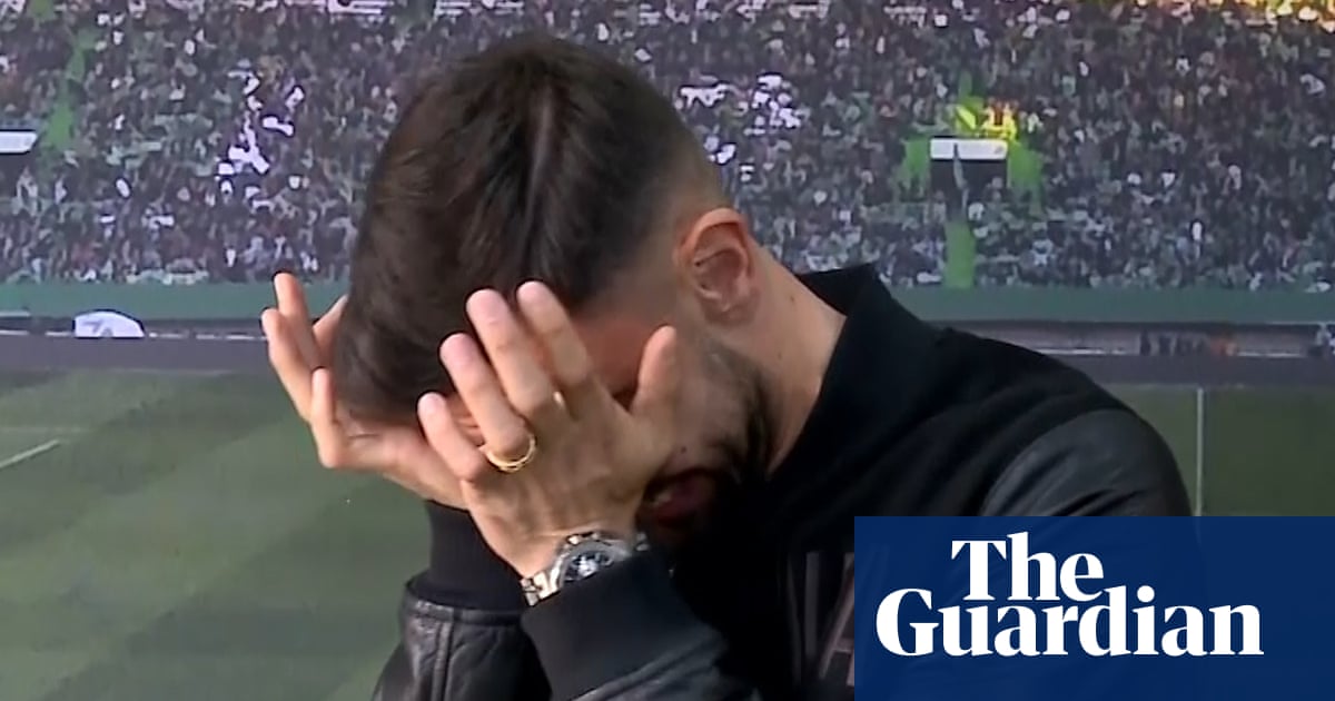 Emotional Bruno Fernandes gives final Sporting interview – video