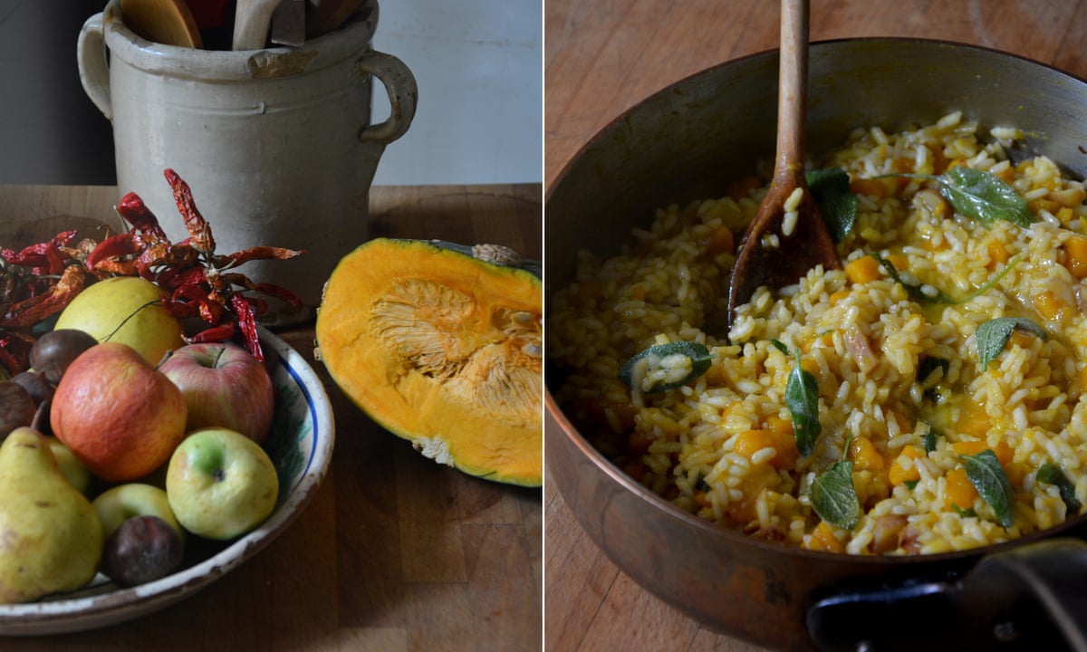 Rachel Roddy S Recipe For Rice With Pumpkin Chestnuts Sage And Butter Food The Guardian Rachel Roddy S Recipe For Rice With Pumpkin Chestnuts Sage And Butter Food The Guardian