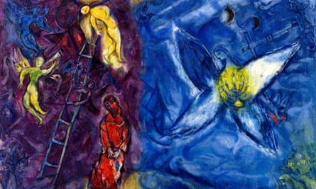 The Jacob’s Dream by Marc Chagall.
