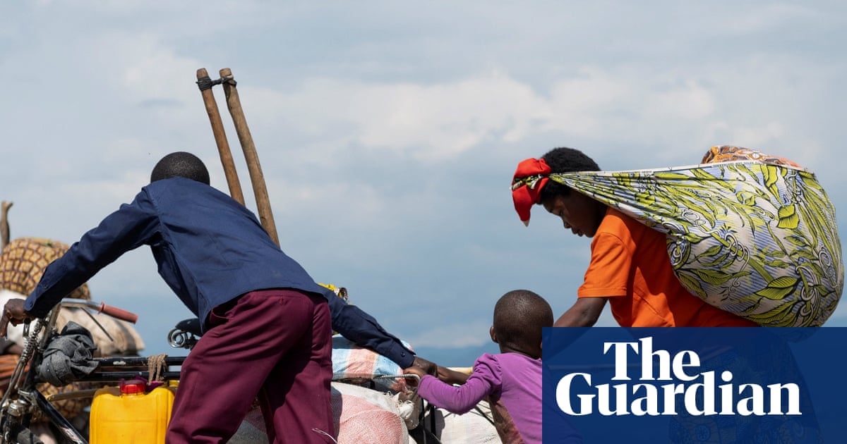 ‘You take what you can and run’: families describe harrowing journey to escape fighting in DRC