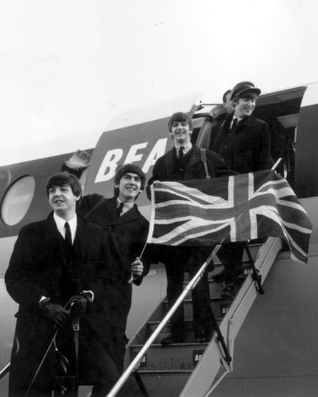 The Beatles in February 1964.
