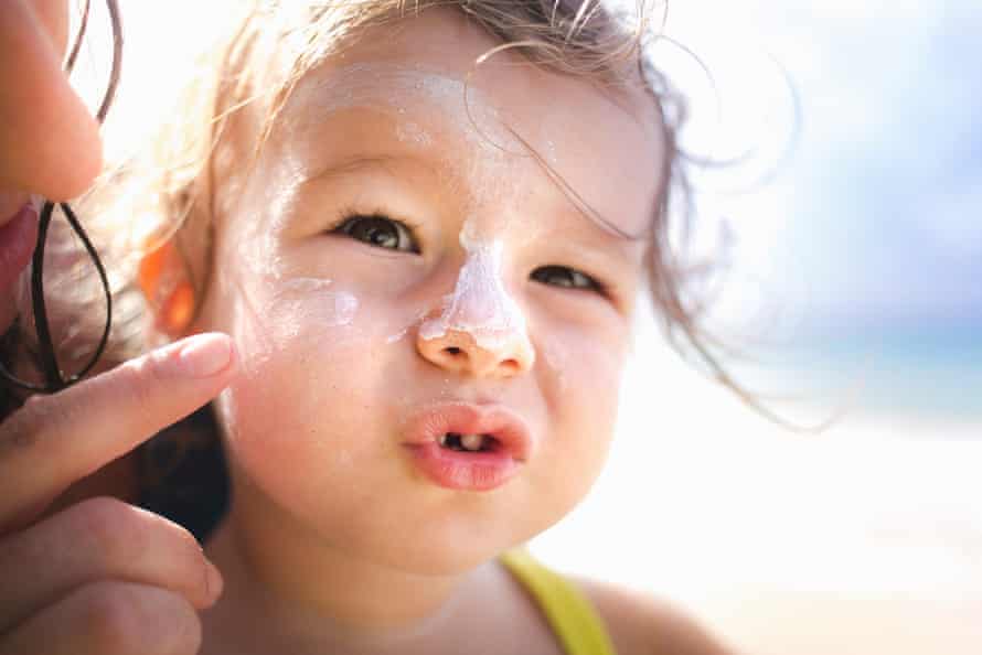 Campaigners have suggested that people cover up with UV protective clothing and limit the use of sunscreen to face and hands to minimise the amount used.