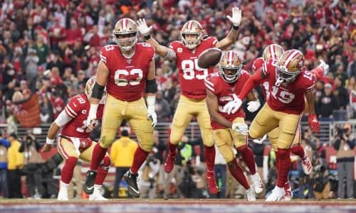 Katie Sowers The 49ers Didn T Hire Me As A Coach To Make A Point San Francisco 49ers The Guardian