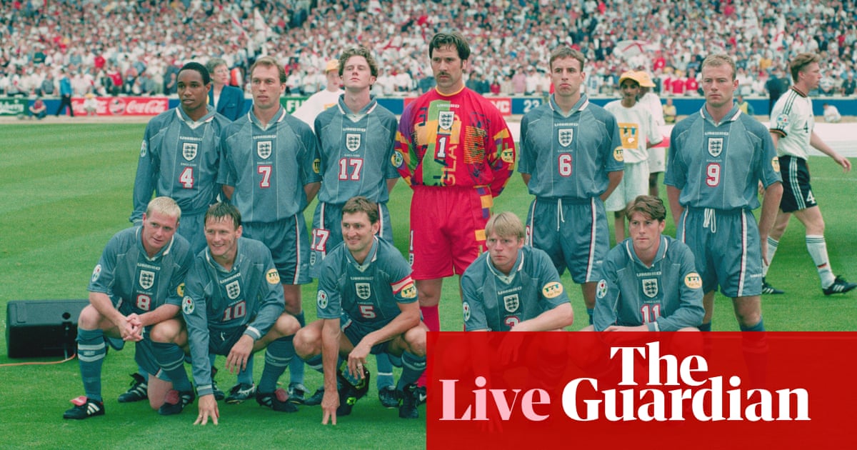 England v Germany: Euro 96 semi-final – live!