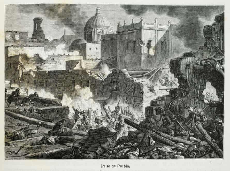 Illustration of Battle of Puebla (May 5, 1862), Mexico