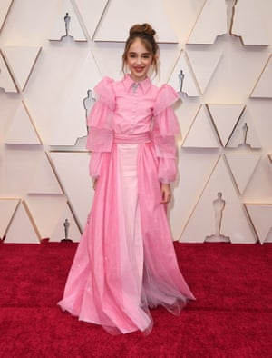 Actor Julia Butters arrives for the 92nd Oscars at the Dolby Theatre in Hollywood, California on February 9, 2020.