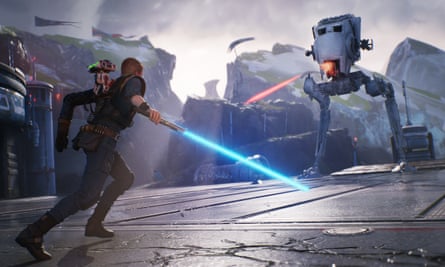Star Wars Jedi Fallen Order Is This The Star Wars Game Fans Have Been Looking For Games The Guardian - roblox lightsaber battles 2