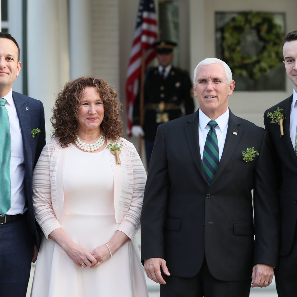 Irish Pm Brings Partner To Meet Mike Pence And Delivers Pointed