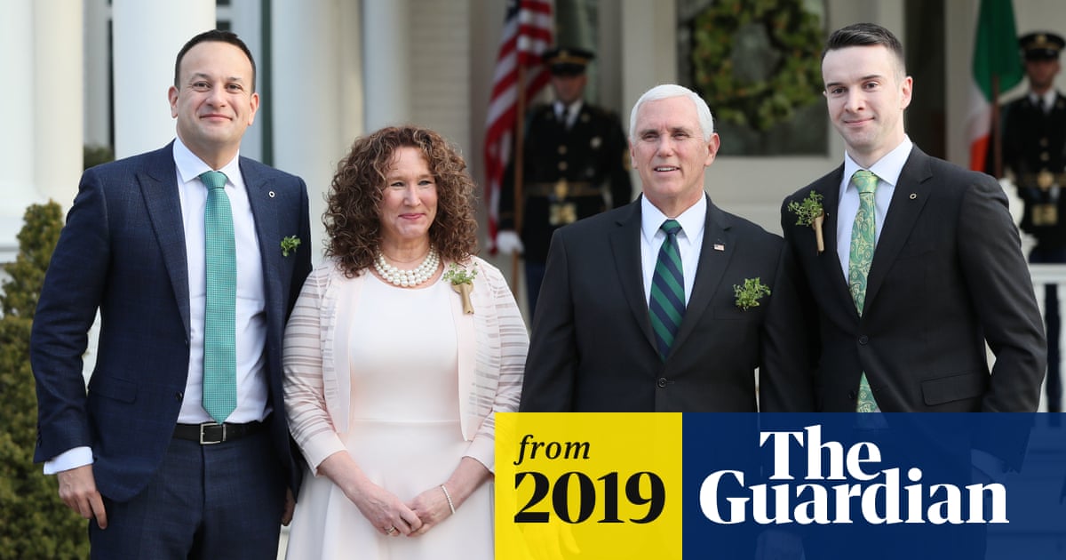 Irish Pm Brings Partner To Meet Mike Pence And Delivers Pointed Remarks On Sexuality Us News The Guardian