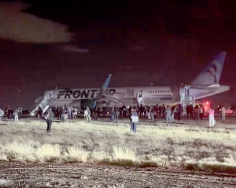 Frontier Airlines plane fatally strikes person during takeoff at Denver airport | Denver | The Guardian