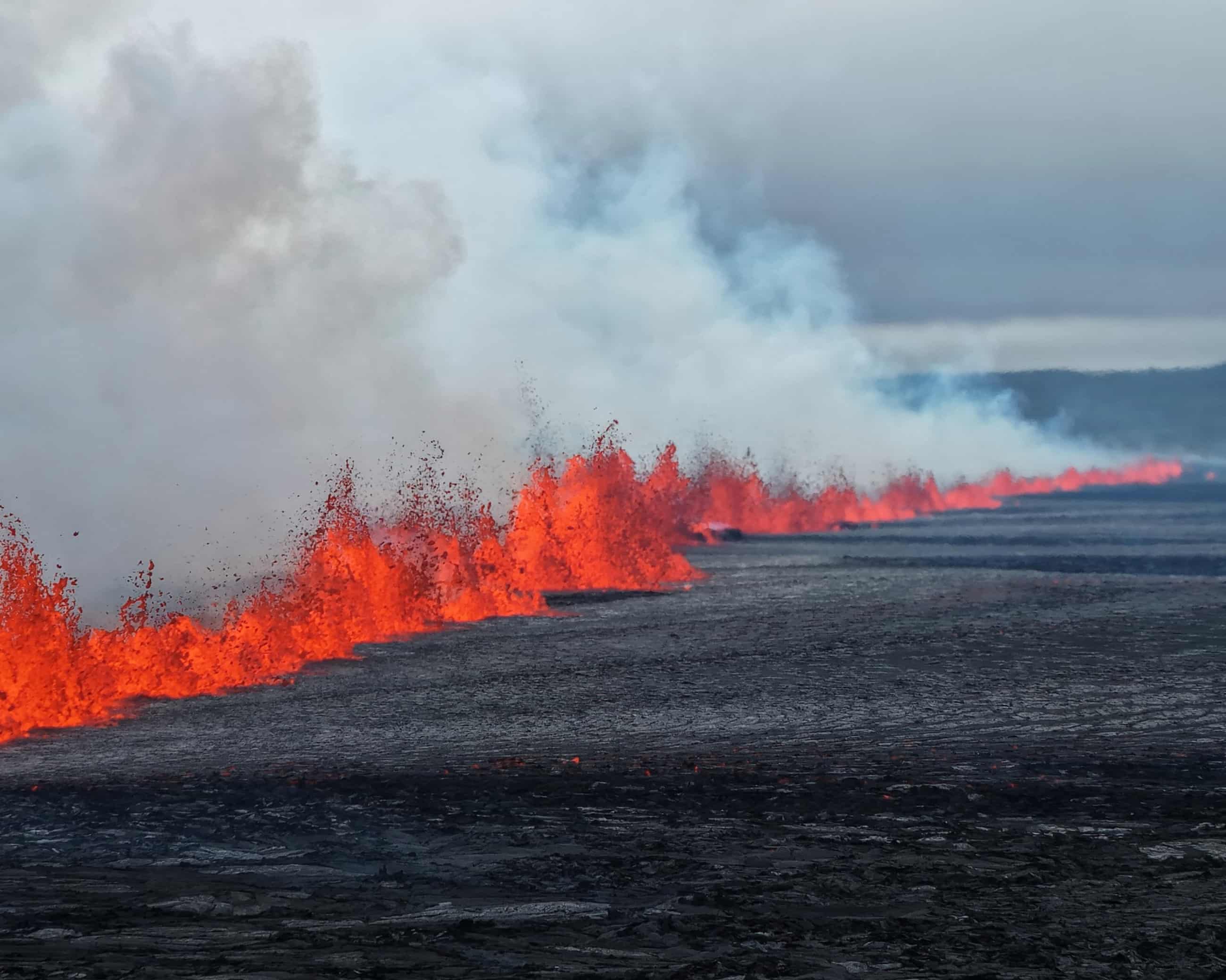Volcano on Reykjanes peninsula in Iceland erupts for ninth time since 2023