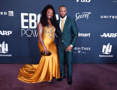 Claressa Shields and Papoose attend the Ebony Power 100 Gala at the Beverly Hilton in November in Beverly Hills, California.
