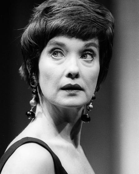 Nicola Pagett in Harold Pinter’s Party Time at the Almeida theatre in 1991.