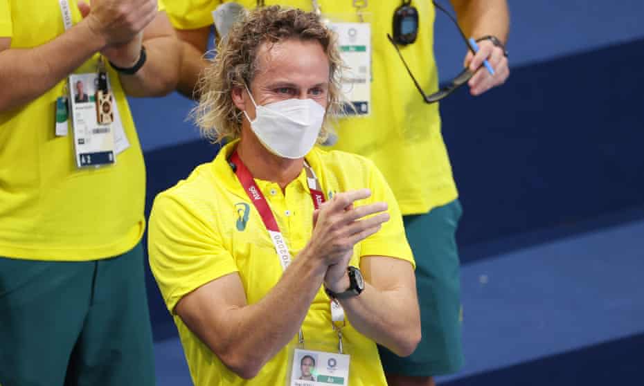 Coach Dean Boxall of Team Australia at the Tokyo 2020 Olympic Games