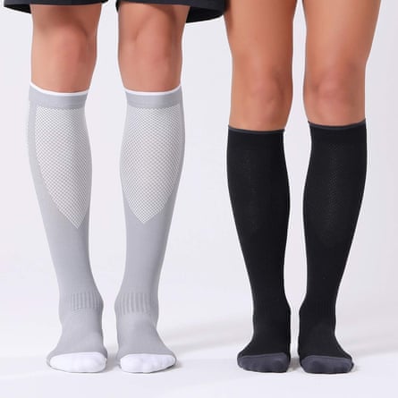 An inflatable cushion and compression socks: nine travel upgrades we rely on to survive long flights | life and style Fitrell 3 pairs compression socks for women and men 20-30mmhg-circulation support socks