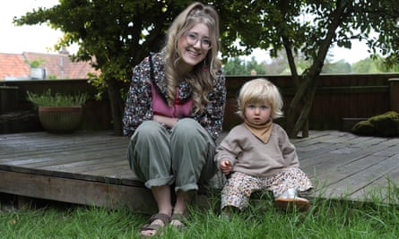Chloë Hamilton and her 18-month-old son, Fabian.