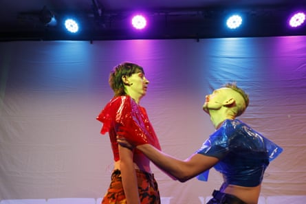 Sam Kruger and SE Grummett in Slugs.