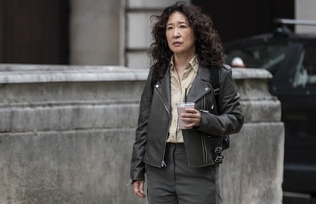 Eve (Sandra Oh) in a scene from the final season of Killing Eve.