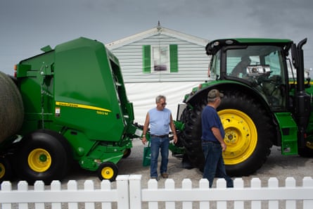 Farm equipment manufacturers say tariffs have been terrible for business.