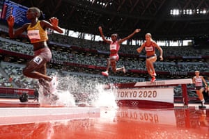 Winfred Yavi and Emma Coburn