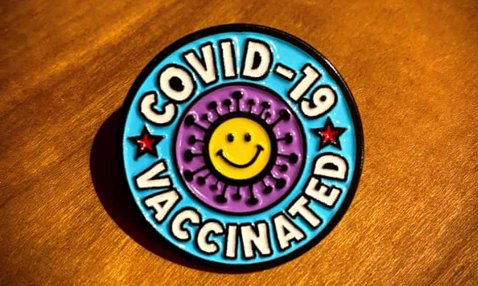Happy Vax: tell the world that you have been vaccinated with this fun, bright, little ray of wearable soft enamel pin.