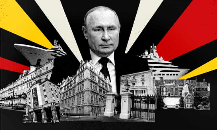 An international collaboration is tracking wealth of oligarchs and officials accused by western governments of being supporters of President Putin.