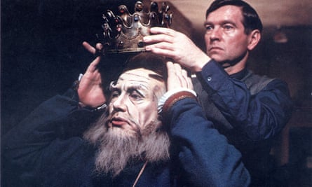 Albert Finney, left, and Tom Courtenay in the 1983 film version of The Dresser.