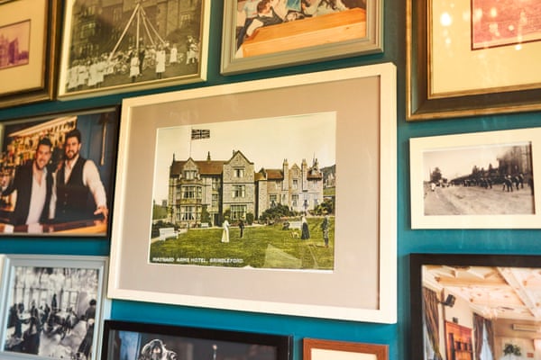 Memorabilia on the walls of The Maynard.