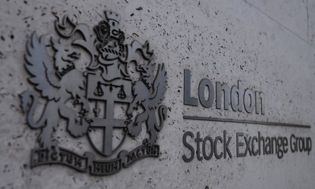 London stock exchange sign on wall