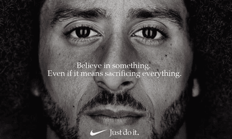 Colin Kaepernick becomes the face of Nike s Just Do It campaign Colin Kaepernick The Guardian