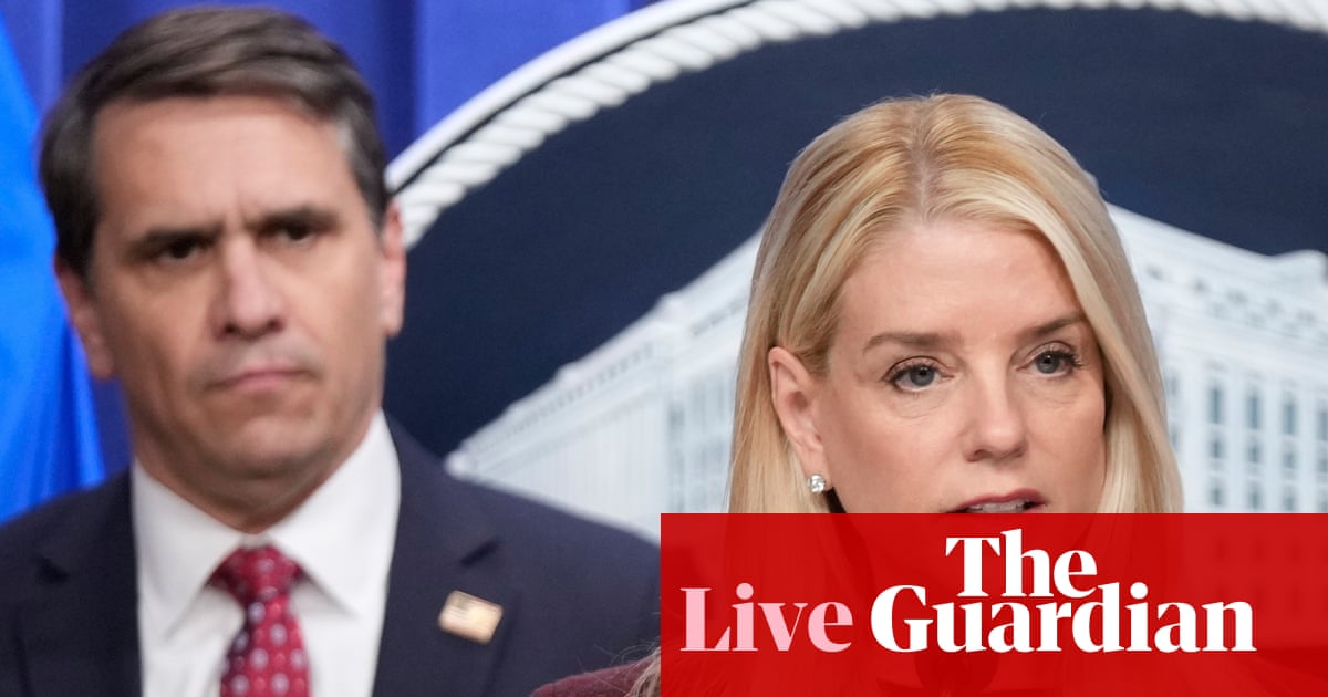 Trump says Pam Bondi to take ‘important new job in the private sector’ after ousting attorney general – live