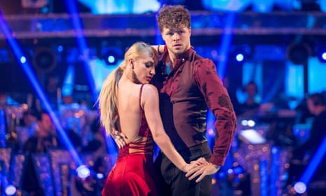 Strictly Come Dancing winner Jay McGuinness with partner Aliona Vilani during last season of BBC show.