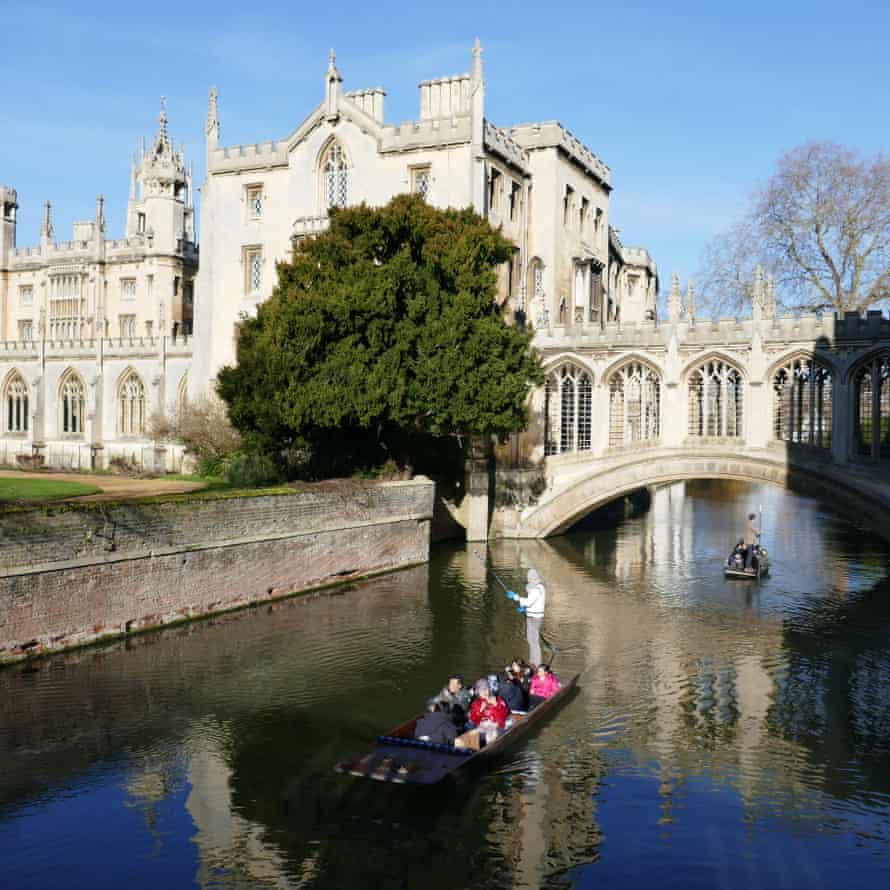 Punt on the Cam at St John’s College, Cambridge.