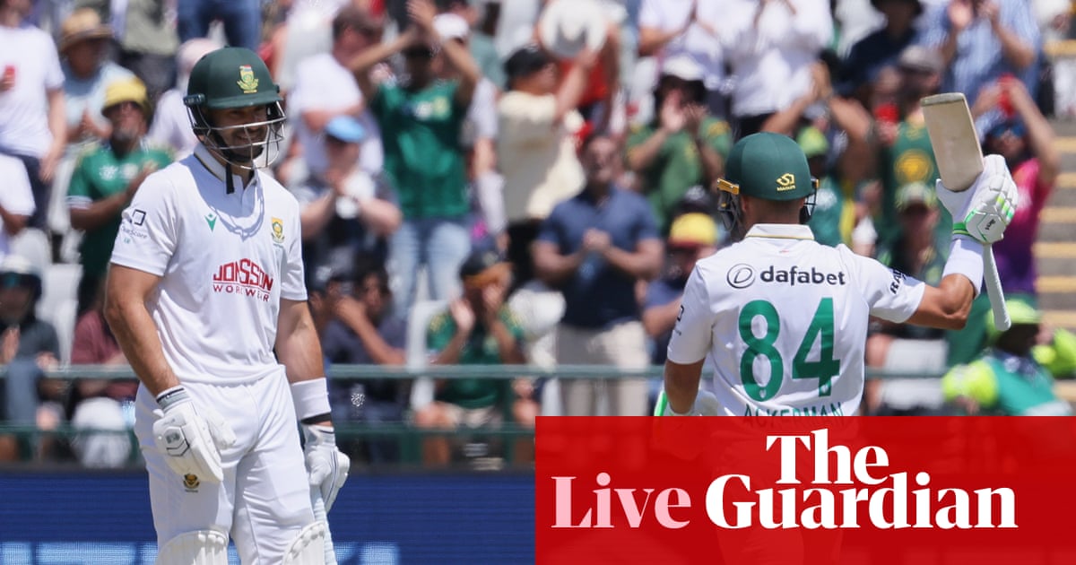 South Africa v Australia: third men’s cricket Test, day one – live