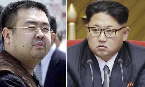 Combination of file photos shows Kim Jong-nam, left, the estranged half-brother of North Korean leader Kim Jong-un