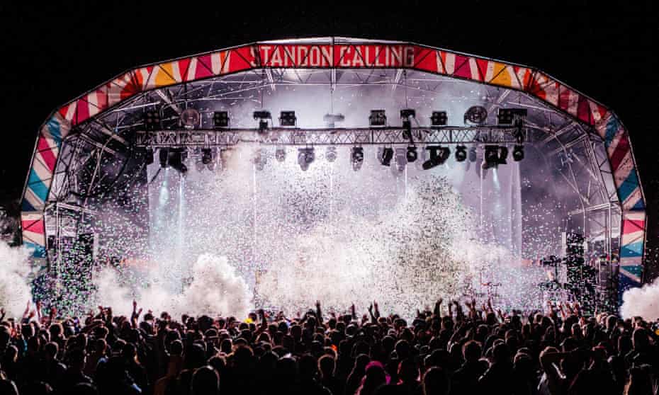 The Standon Calling festival stage in 2019. 