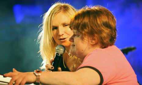 Jo Whiley with her sister Frances