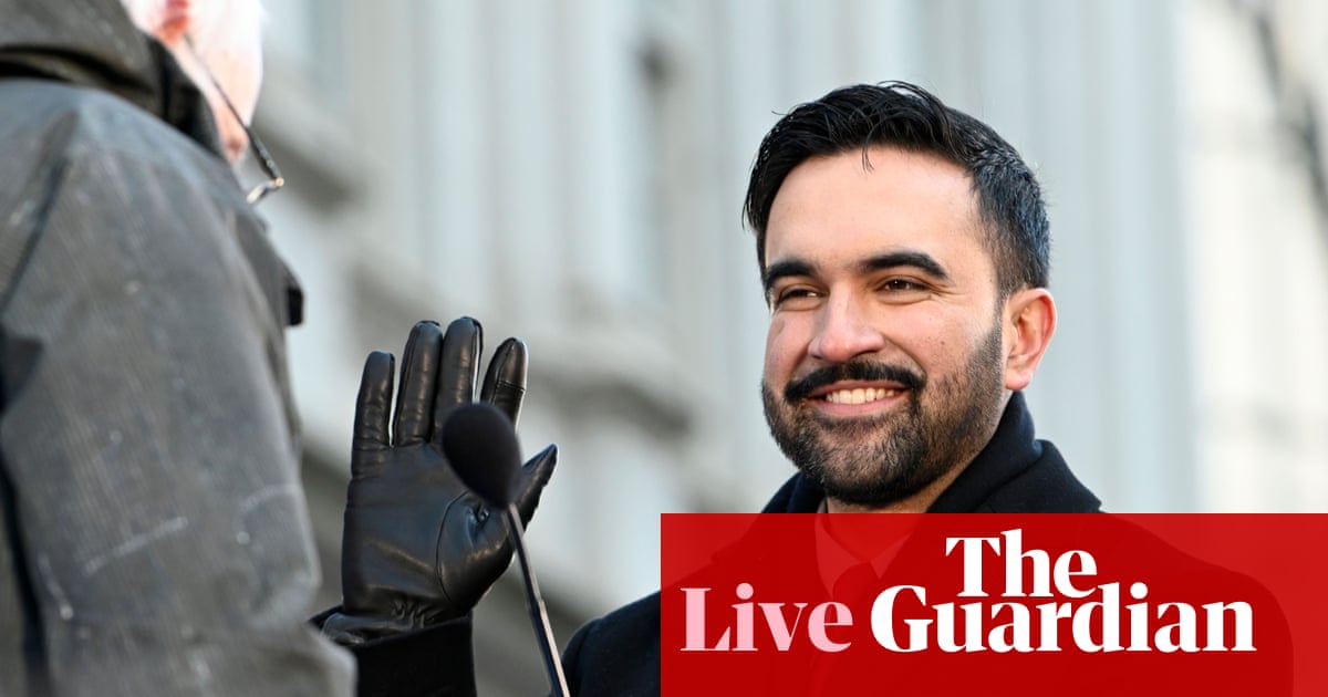 Zohran Mamdani vows to govern New York ‘expansively and audaciously’ after being sworn in by Bernie Sanders – live | Zohran Mamdani Zohran Mamdani vows to govern New York ‘expansively and audaciously’ after being sworn in by Bernie Sanders – live | Zohran Mamdani